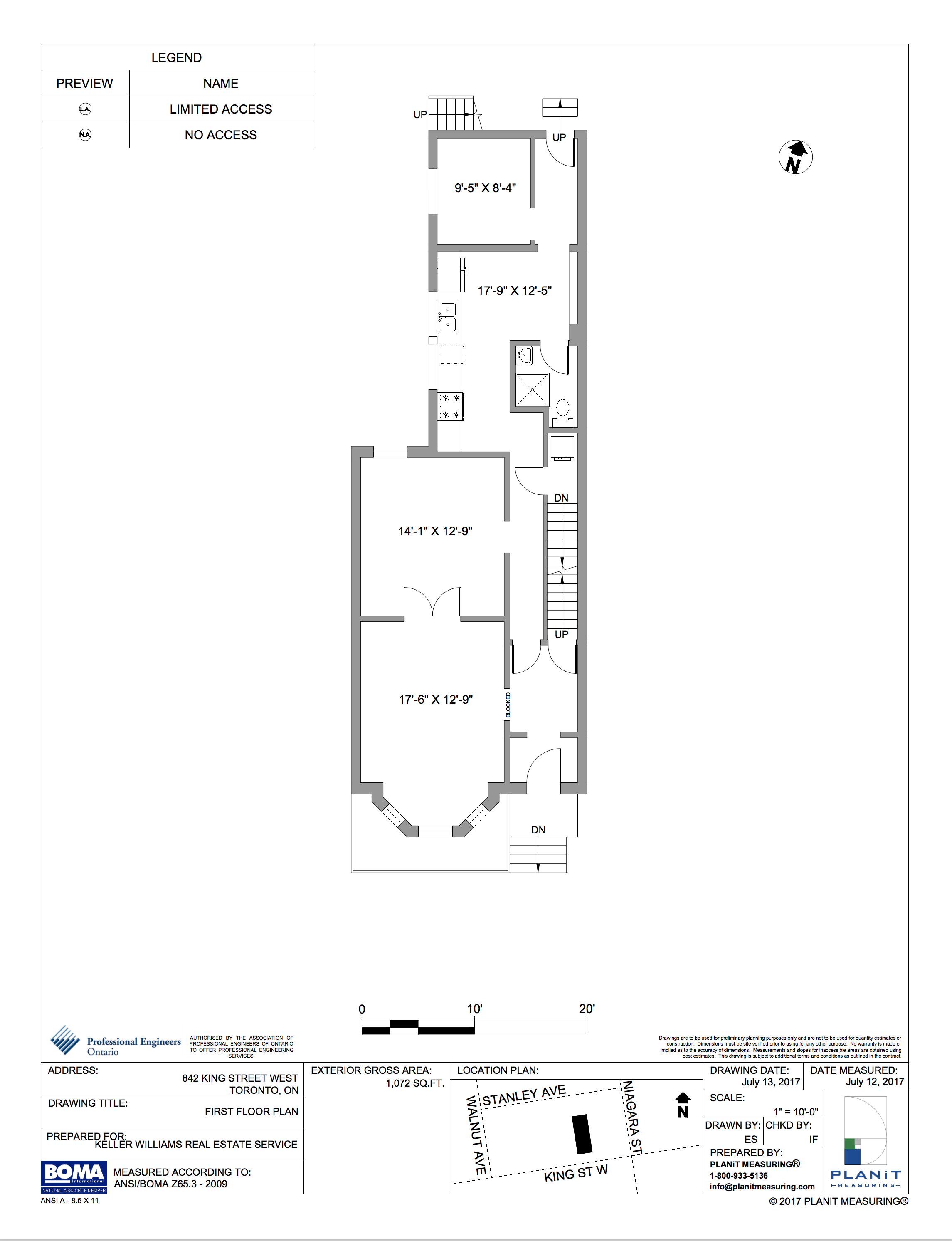 MAIN FLOOR (1,072 sq ft)