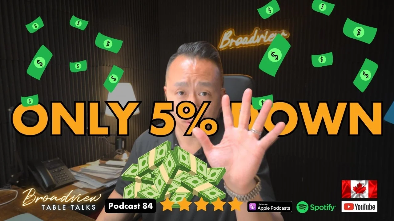 Podcast 84: Getting rich in real estate with only 5% down