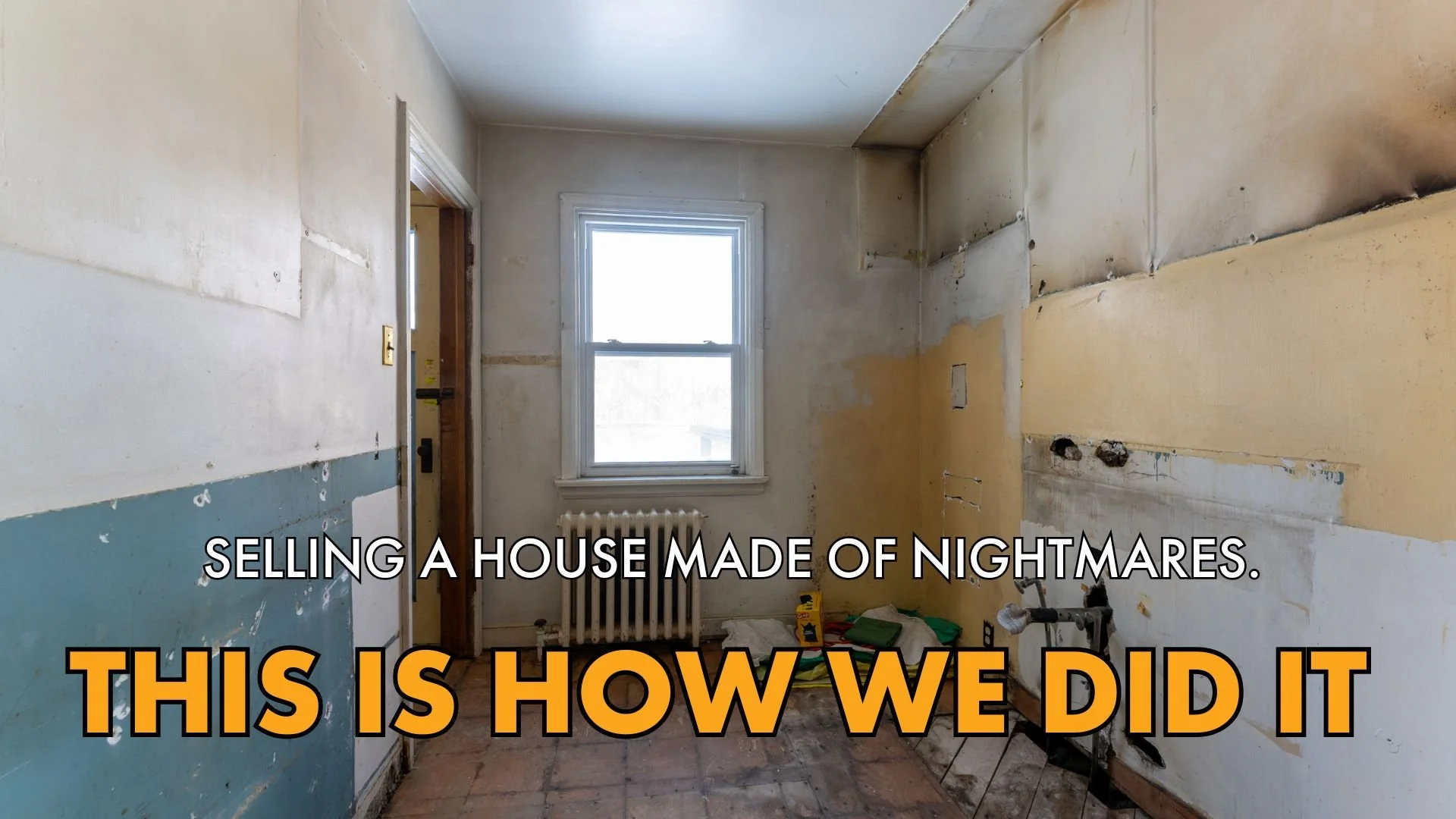 Selling a NIGHTMARE HOUSE, backing onto the 401