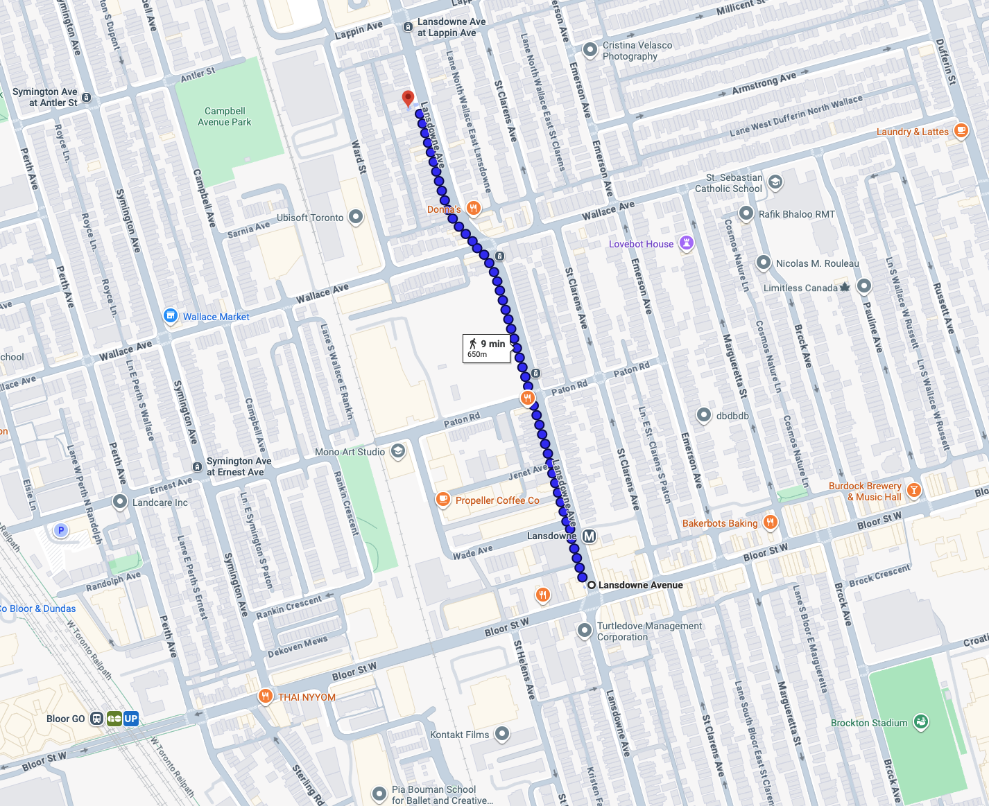 10 - 716 Lansdown Avenue Upper - 9-Minute Walk to Subway.png