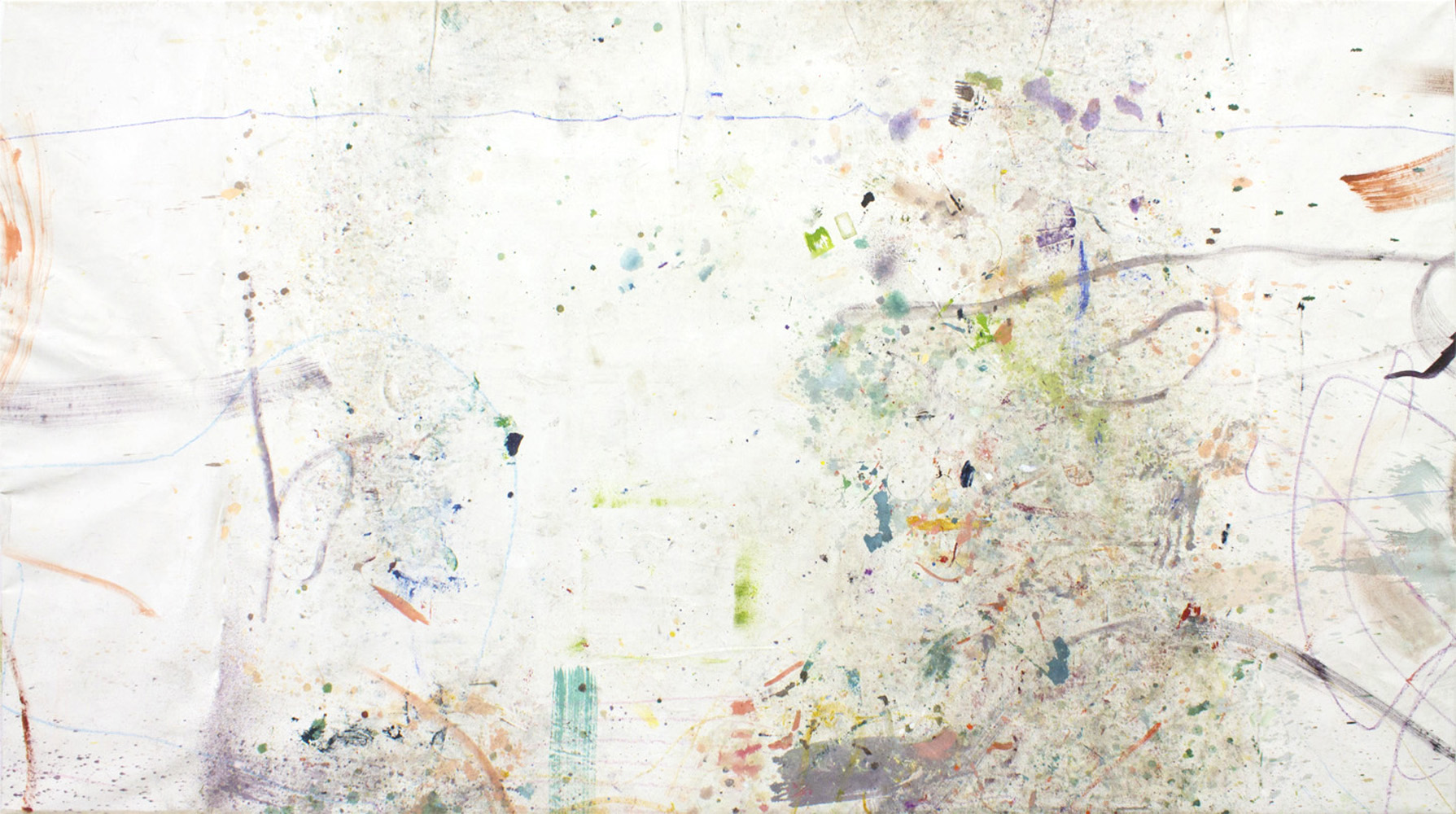   Floor  (2013) oil on canvas 72" x 120"    