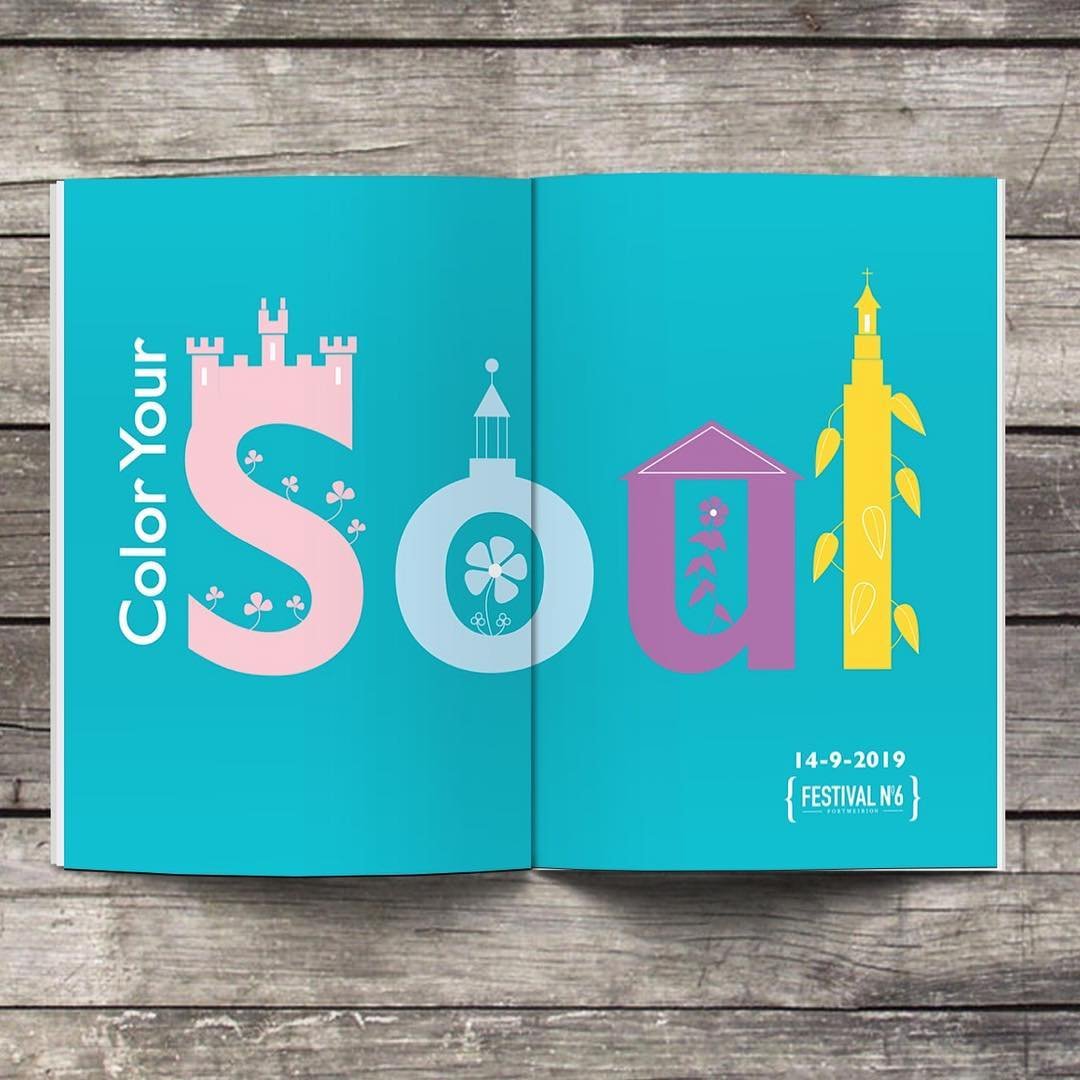 Color your SOUL. Festival advert, inside spread. #graphicdesign #design #logodesigner #logodesign #festival #flyerdesign #soul #instadesign #branding #color #advertising #insidespread #colour #colourful #floral #chic #chicdesign #feativalno6 #wales #