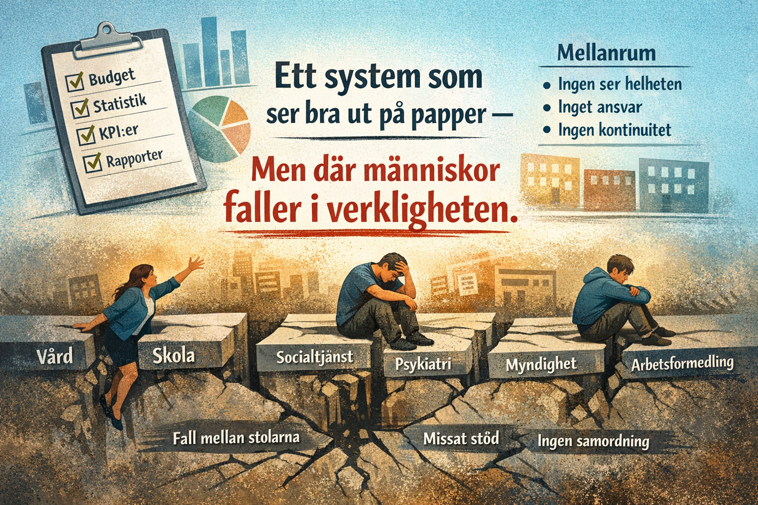 Mellanrummen – där systemet slutar fungera