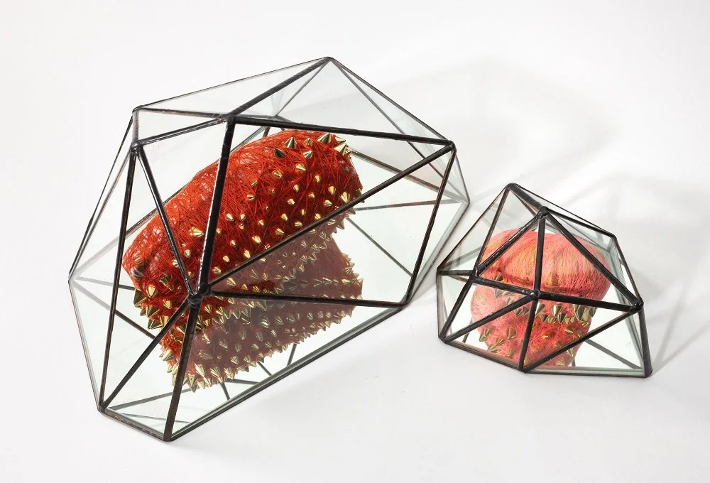    Thieves 1 &amp; 5 [Leaving Home installation / Shamiela and the Forty Thieves series]:   2024, mixed media, 1: 29 × 20 × 16 cm, 5: 14 × 13 × 10 cm 