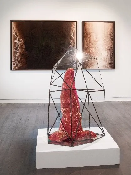    Shamiela / [Ma]t[ri]arch [Shamiela and the Forty Thieves series]:   2024, mixed media, 124 × 78 × 76 cm 