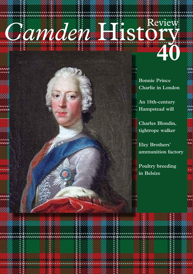 Camden History Review 40 - winner of LAMAS award for best journal