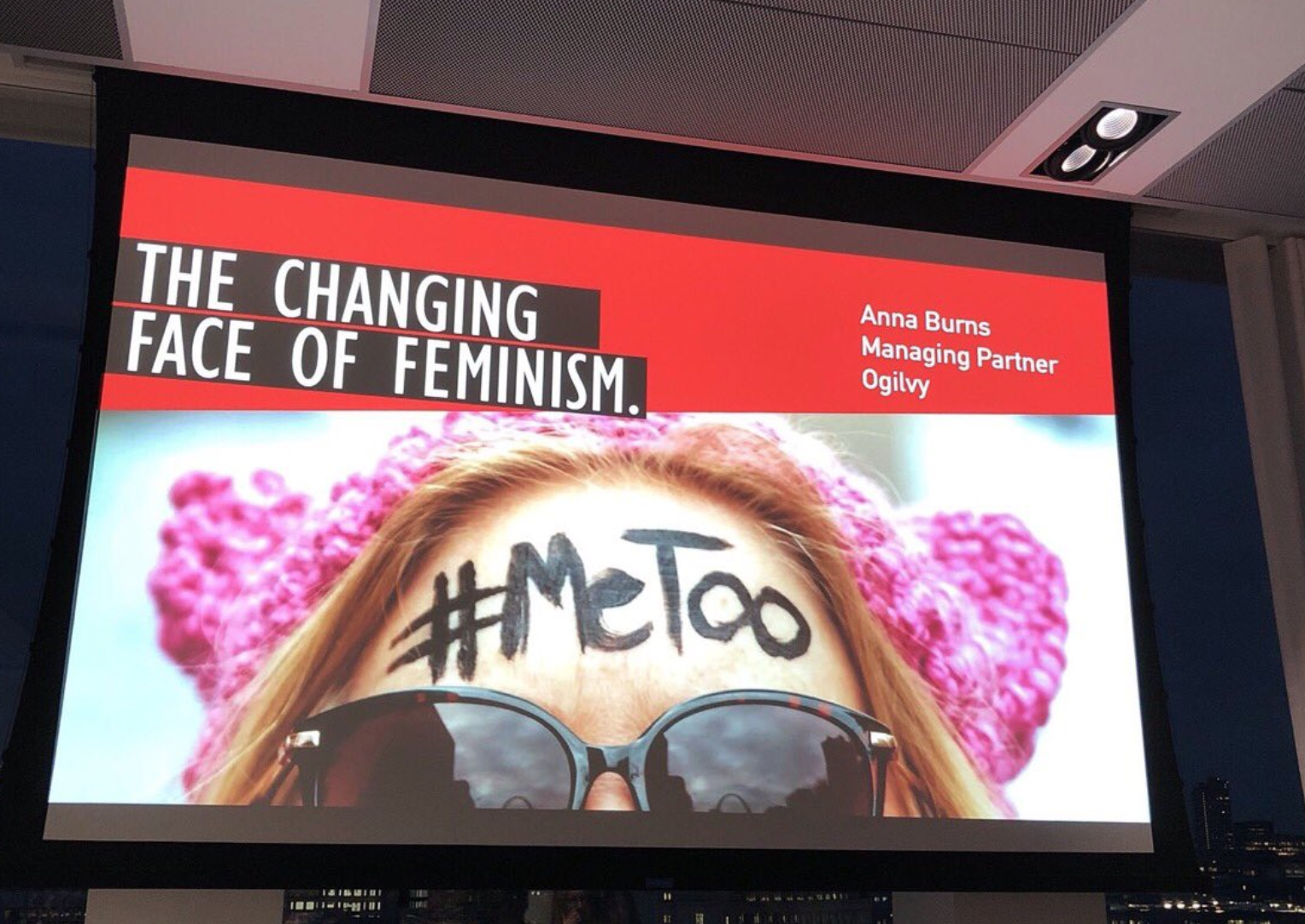 THE CHANGING FACE OF FEMINISM EVENT Here we thought it was a regular quiet Wednesday evening but LO AND BEHOLD Ella Dolphin, the CEO of Shortlist Media gave The Other Box a shoutout at The Changing Face of Feminism event at Ogilvy. We. Are. So. Gassed!!!