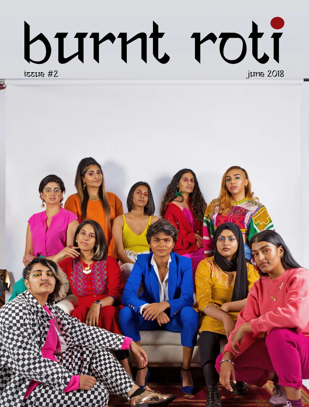 BURNT ROTI MAGAZINE Check out the latest issue of Burnt Roti magazine where both of our co-founders are cover stars and have an interview inside too! It also features interviews with Nish Kumar, Fran Lobo, Leo Kalyan, Natco and over 100 pages of art, photography, essays, interviews and an introduction to some of Burnt Roti's favourite South Asian female, queer and non binary creatives.