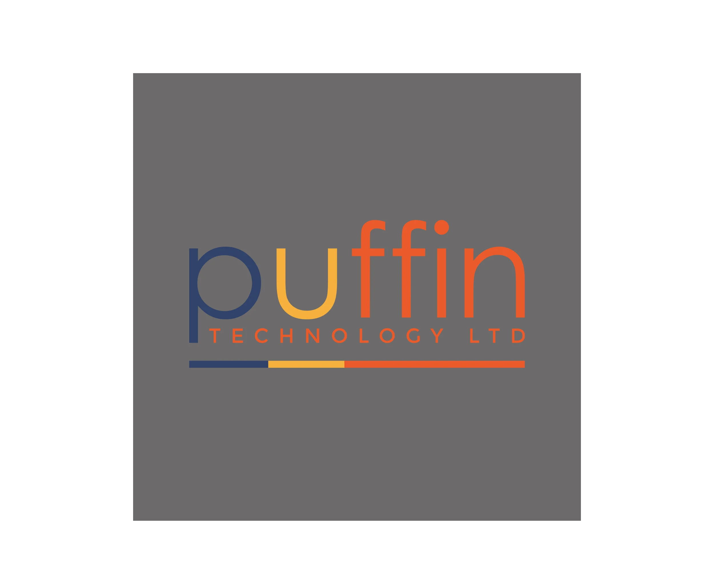  Puffin Technology logo for colored background 