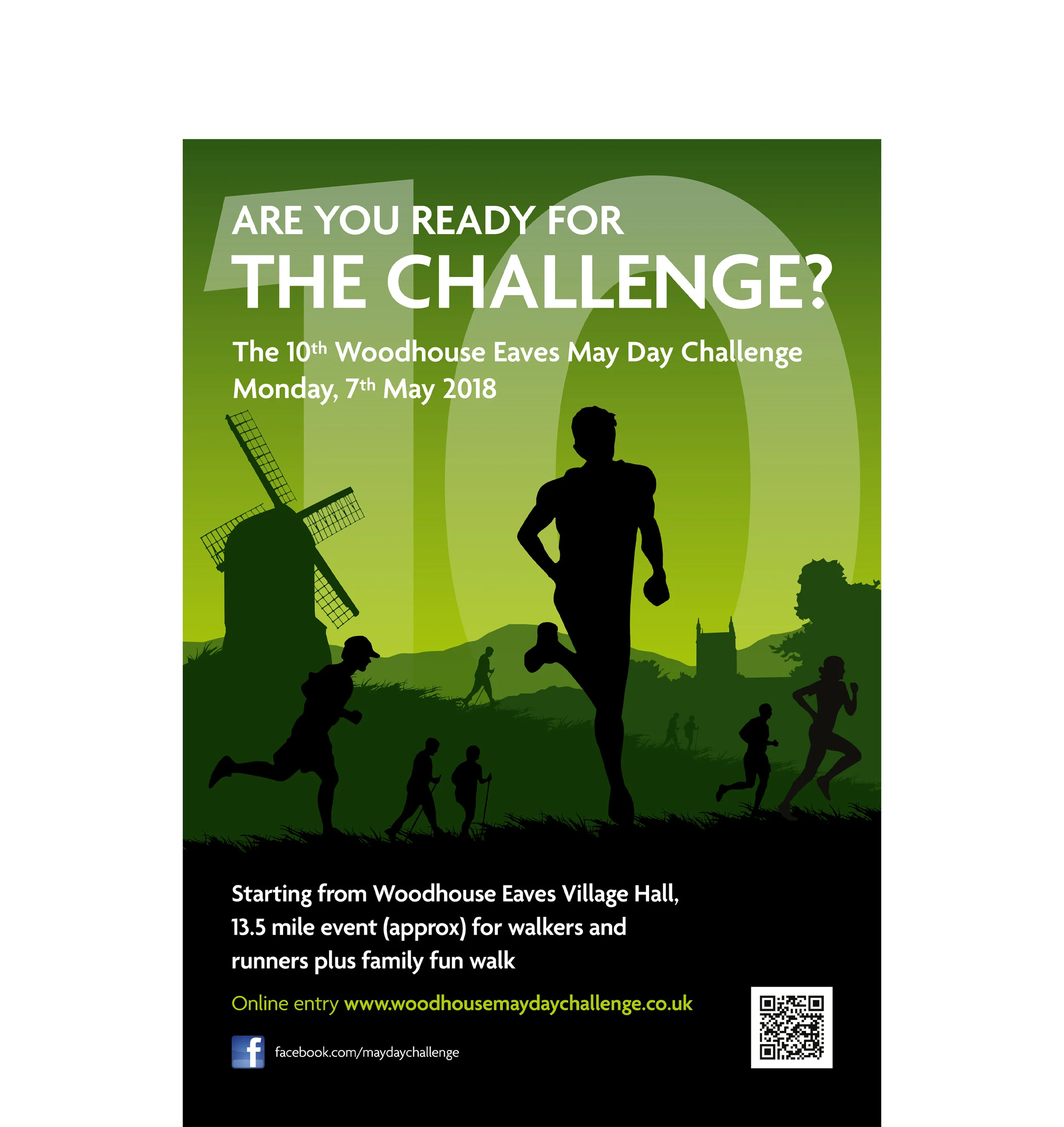  ‘The Challenge’ 10 year anniversary A3/A4 posters and A6 flyers 