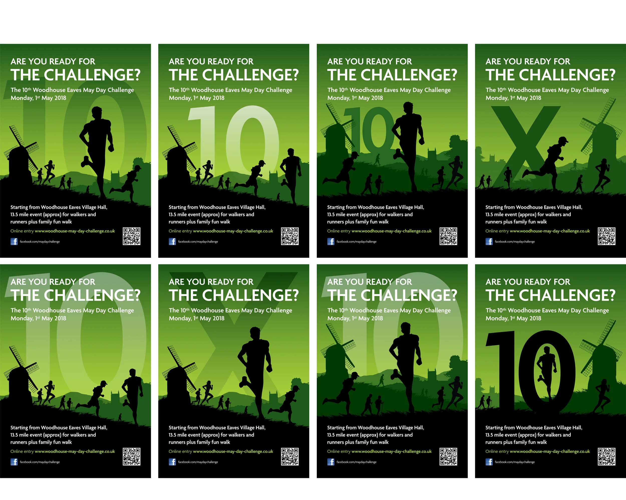  ‘The Challenge’ 10 year anniversary poster design ideas 