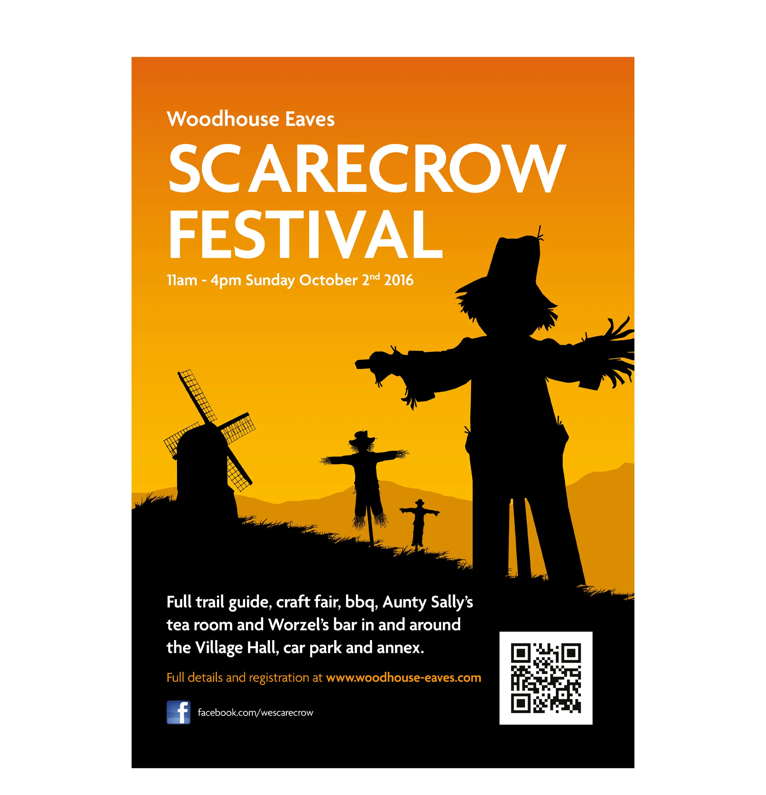  ‘Scarecrow Festival’ A3/A4 posters and A6 flyers 