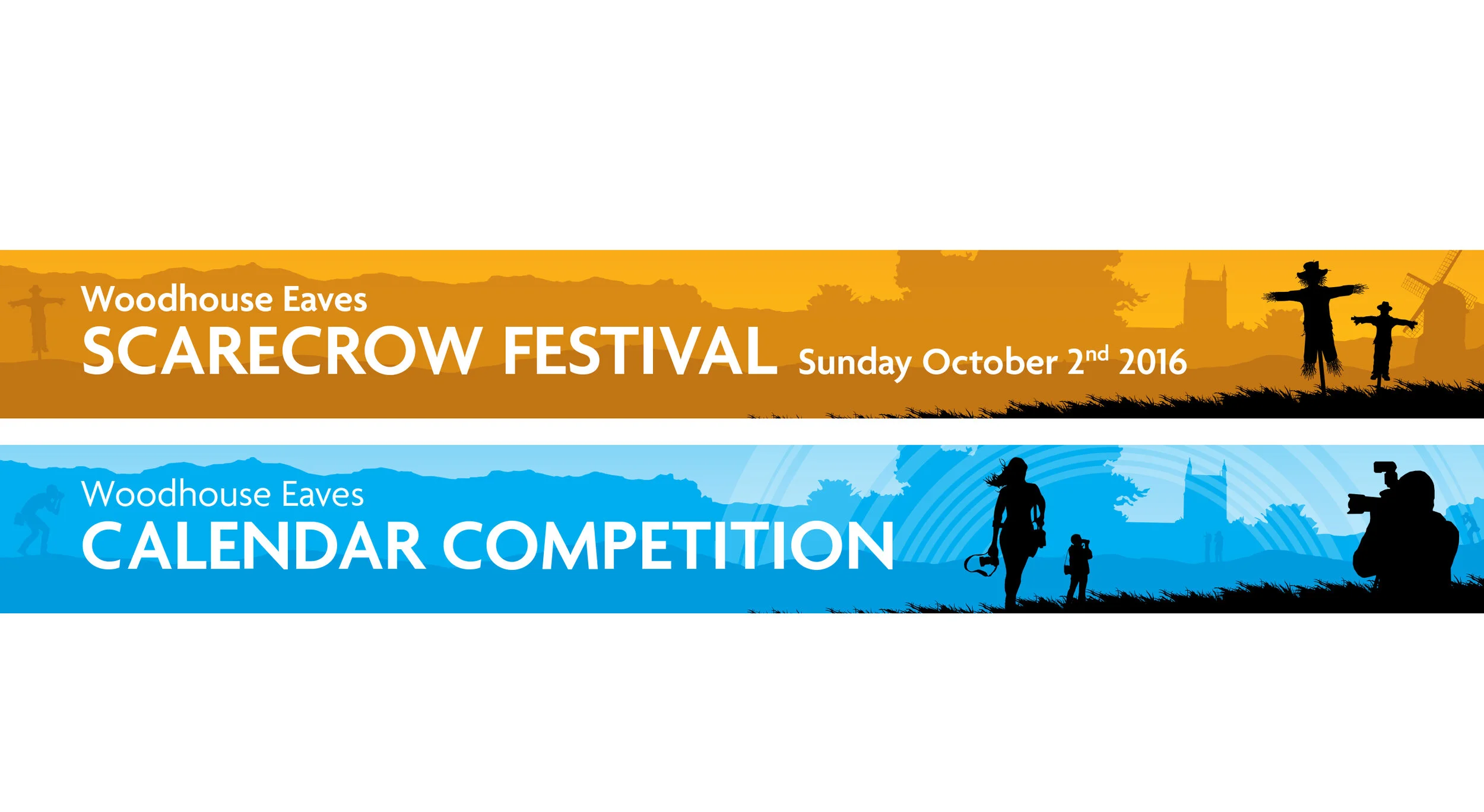  Website adverts for ‘Scarecrow Festival’ and ‘Calendar Competition’ 