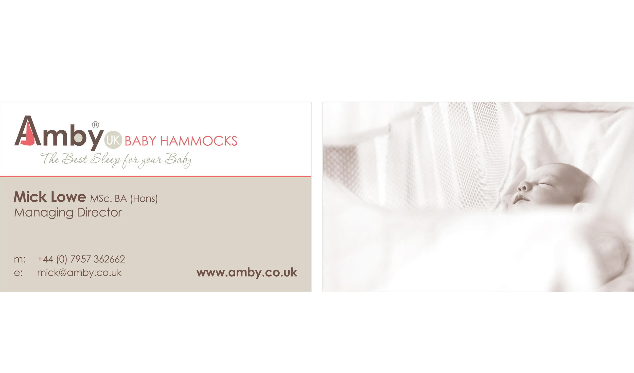  Company business cards - front and reverse 