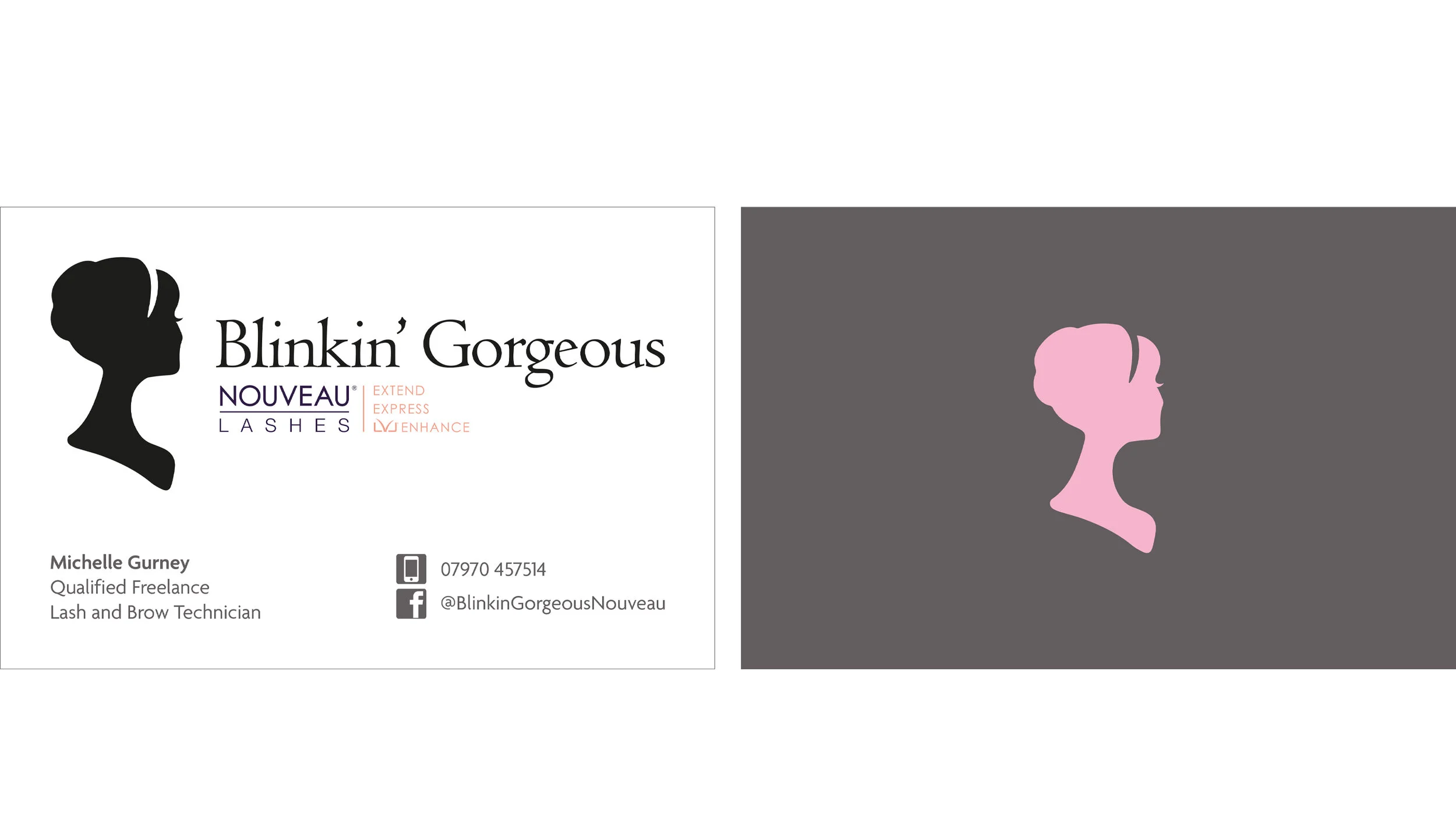  Business card design - front and reverse 