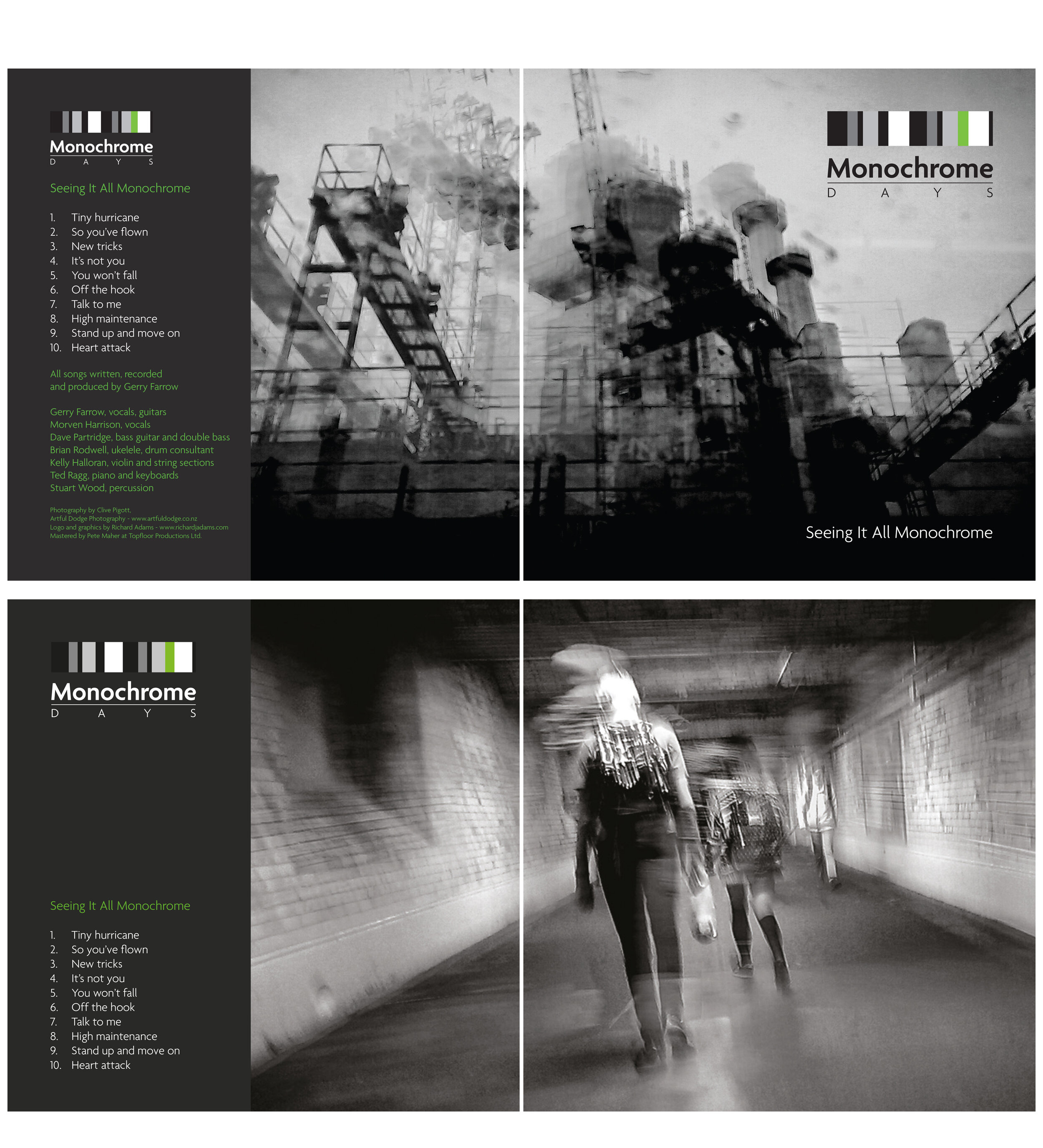  Album cover artwork - inside and outside 
