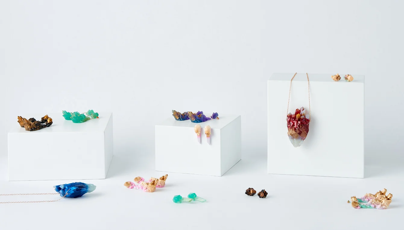 Geo-Alchemy collection, 2016. Image courtesy NGV design store. Styling: Natalie Turnbull, Photography: Tomas Friml.