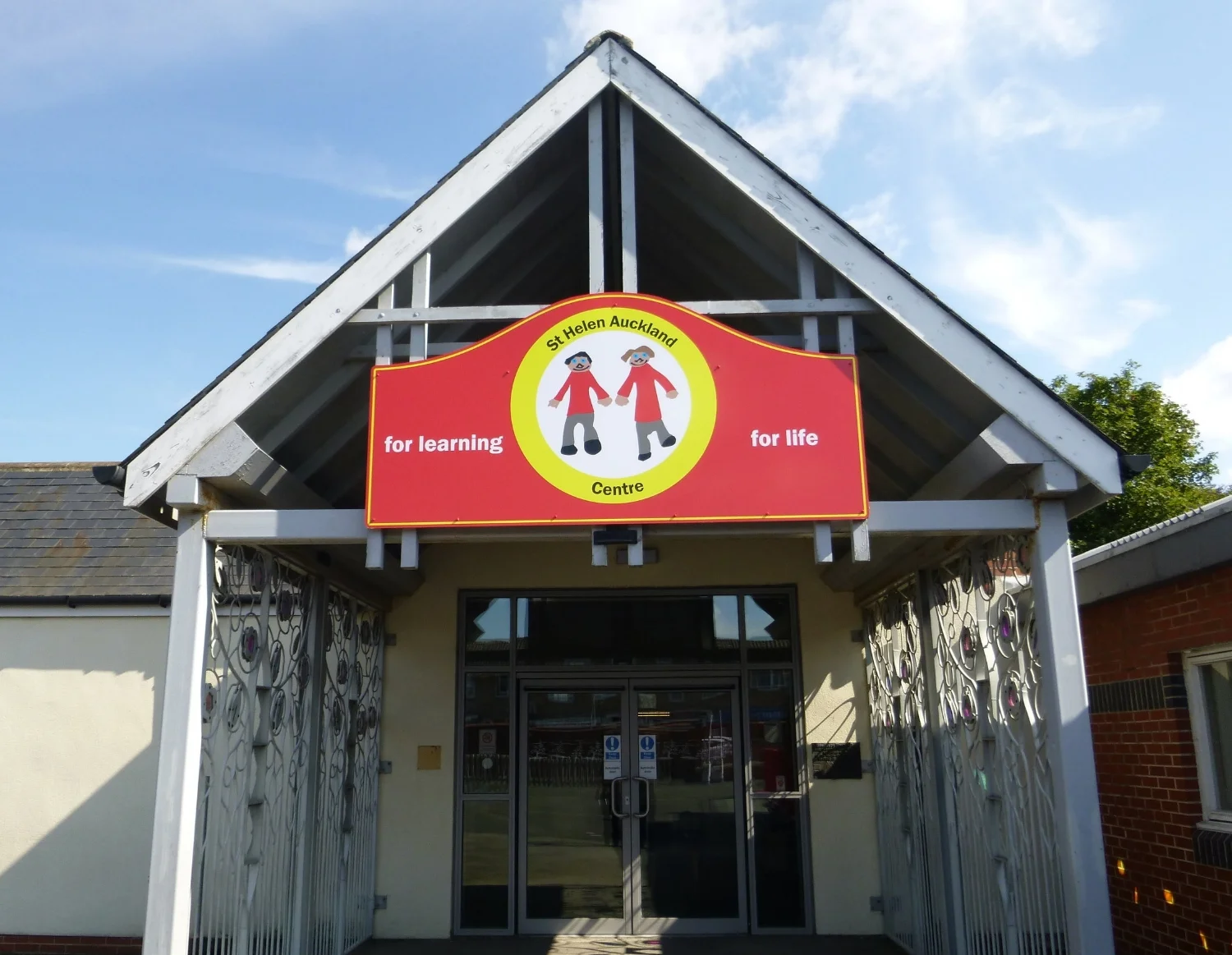 St Helen Auckland Primary School Fascia Sign