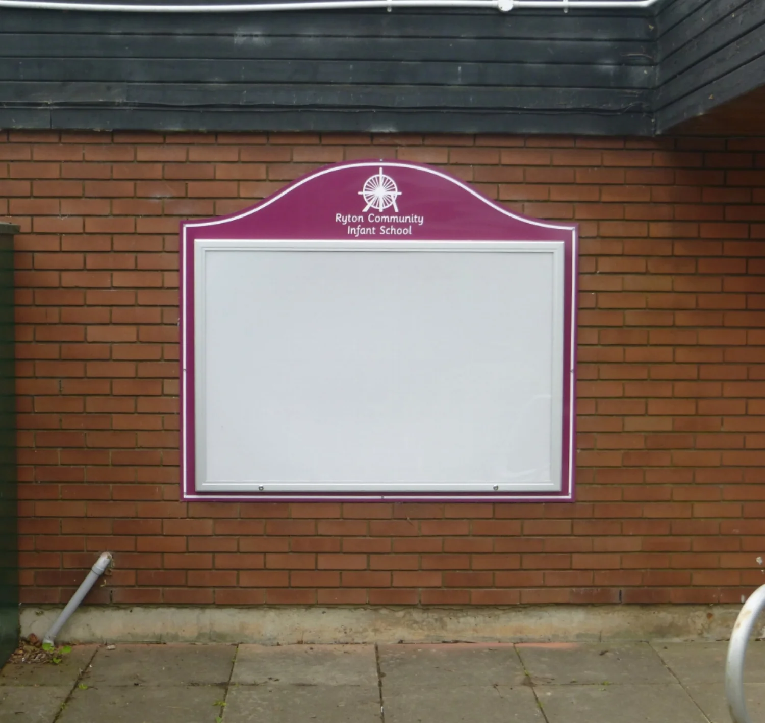 Ryton Community Infant School Poster Cabinet Sign