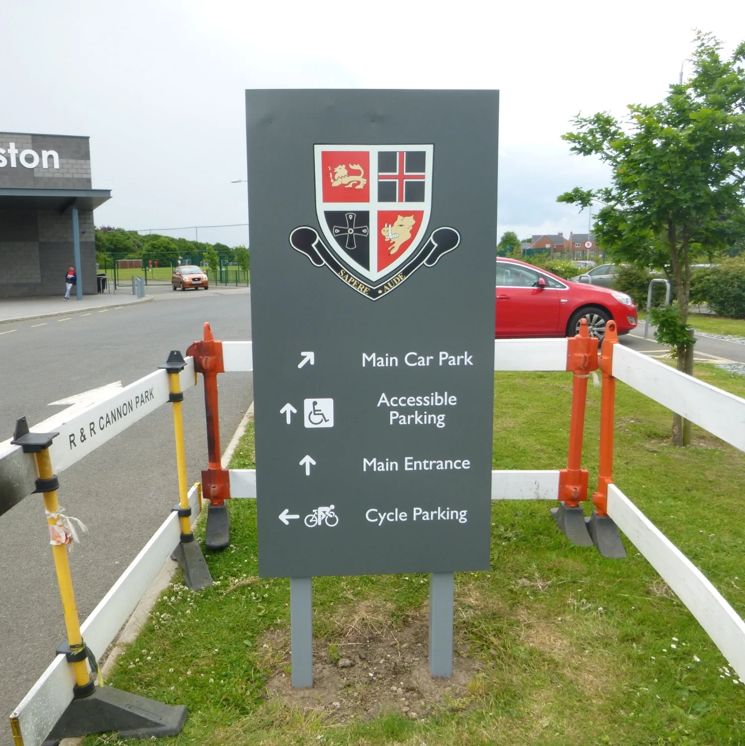 Durham Johnstone School Monolith Sign