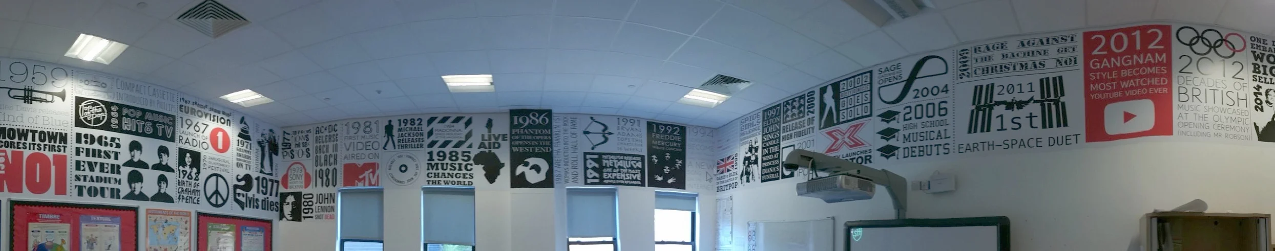 Music Department School Wall Wrap