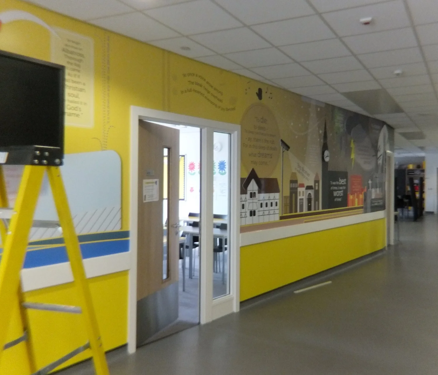 English Department School Wall Wrap