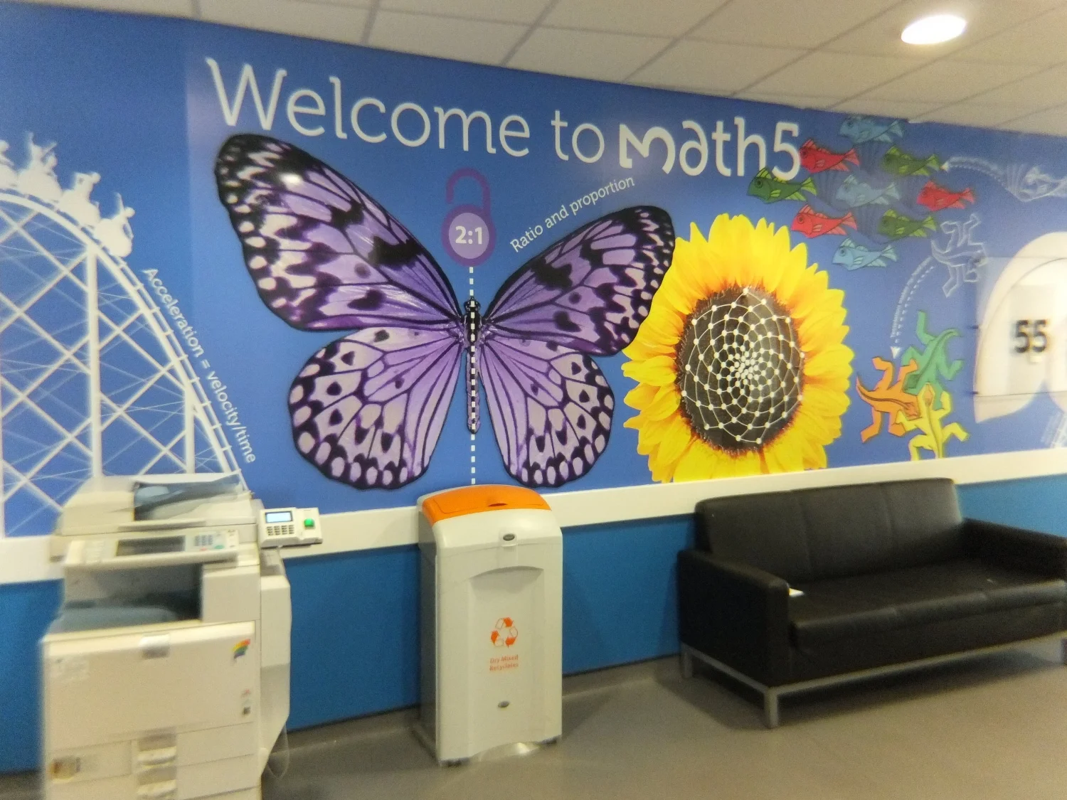 Maths Department School Wall Wrap