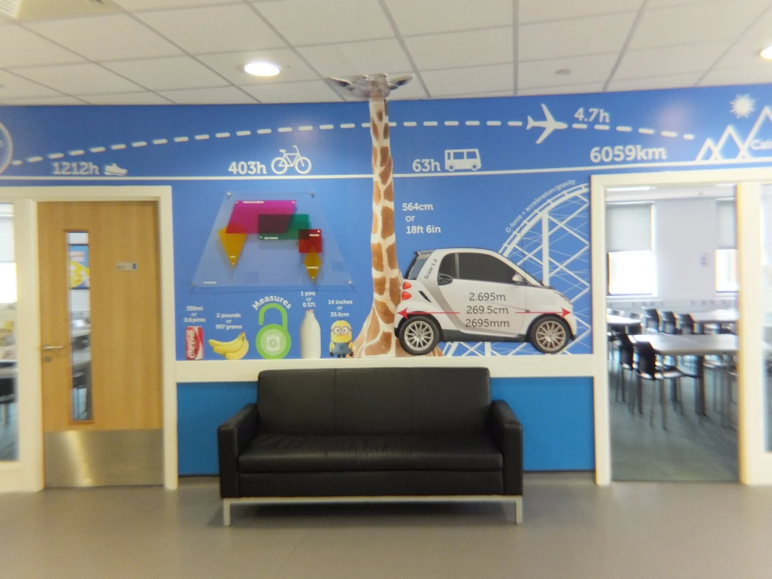 Maths Department School Wall Wrap