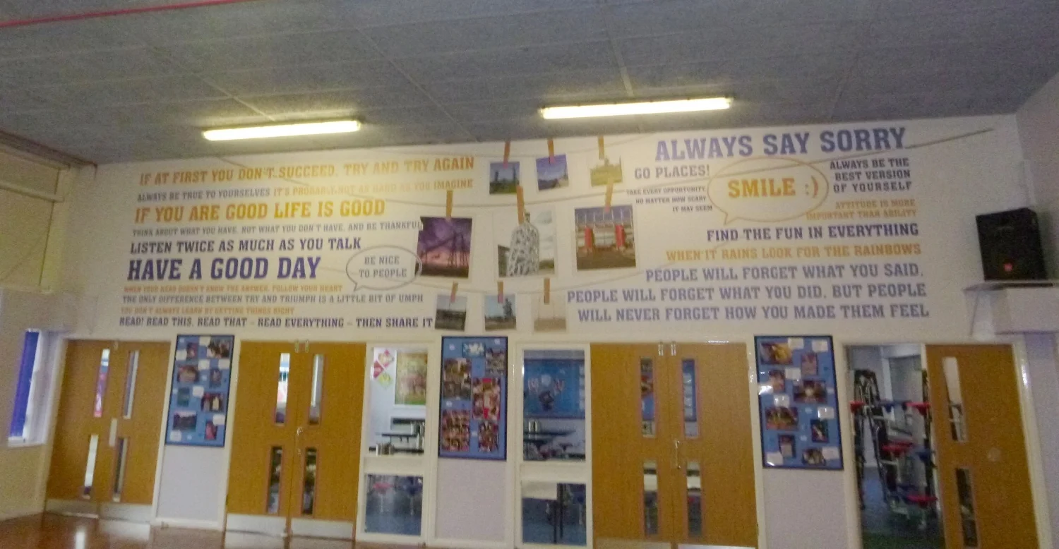School Hall Wall Wrap