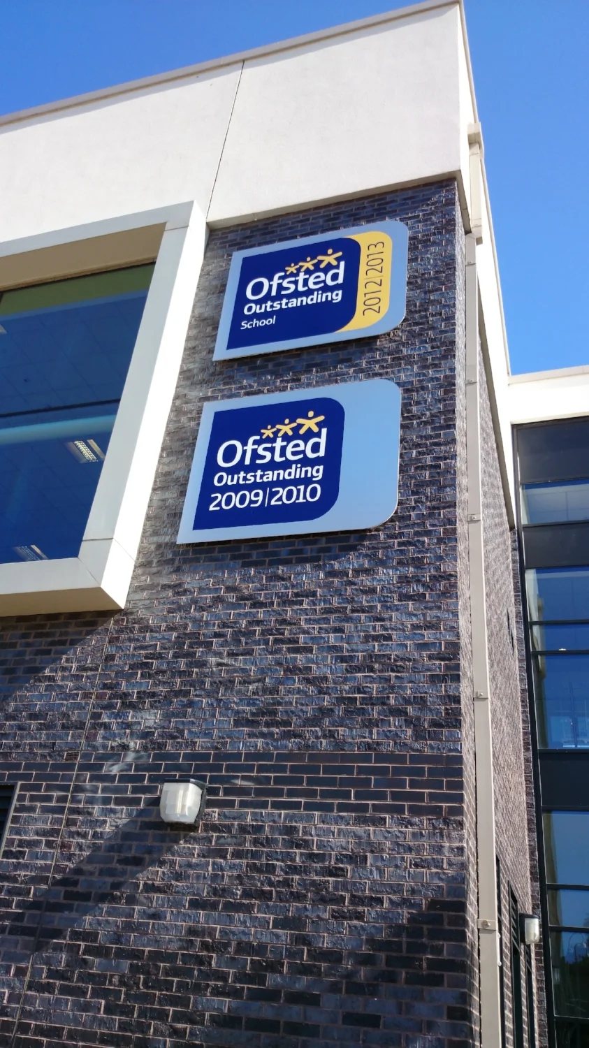 Ofsted Flat Cut Lettering Sign