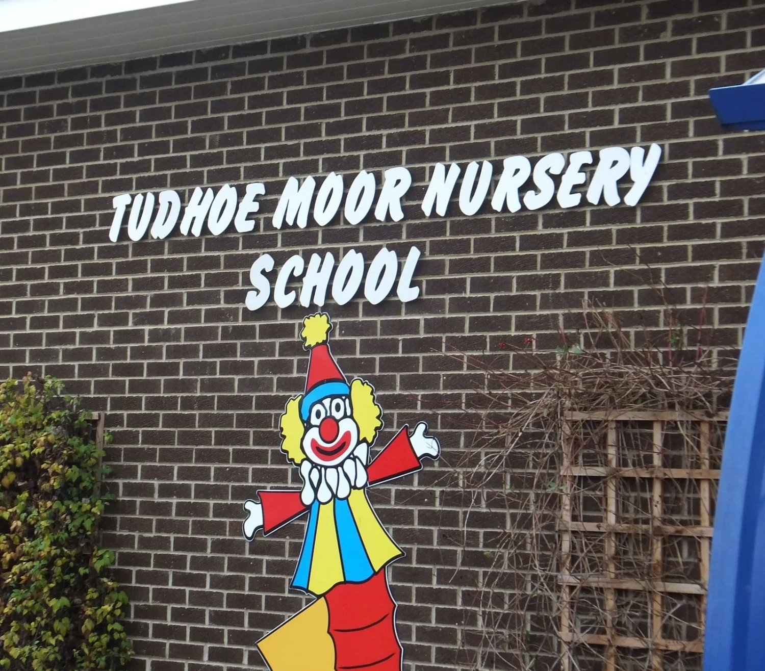 Tudhoe Moor Nursery School Flat Cut Lettering Sign