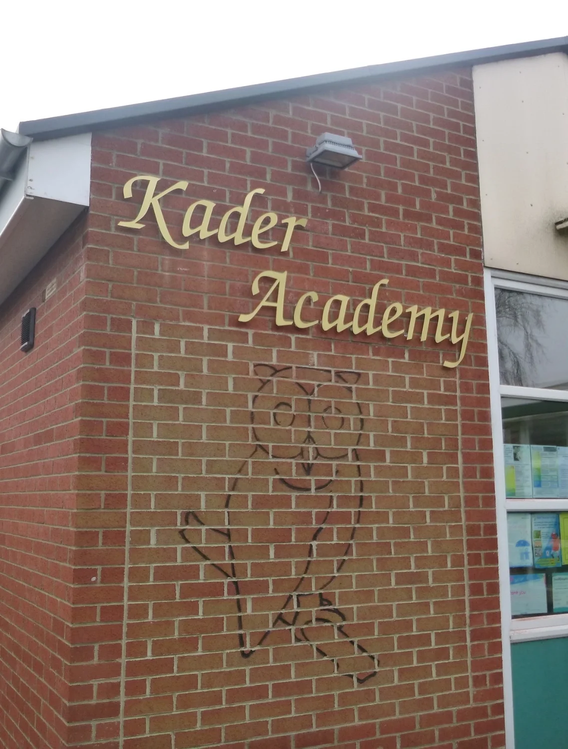 Kader Academy Flat Cut Lettering Sign