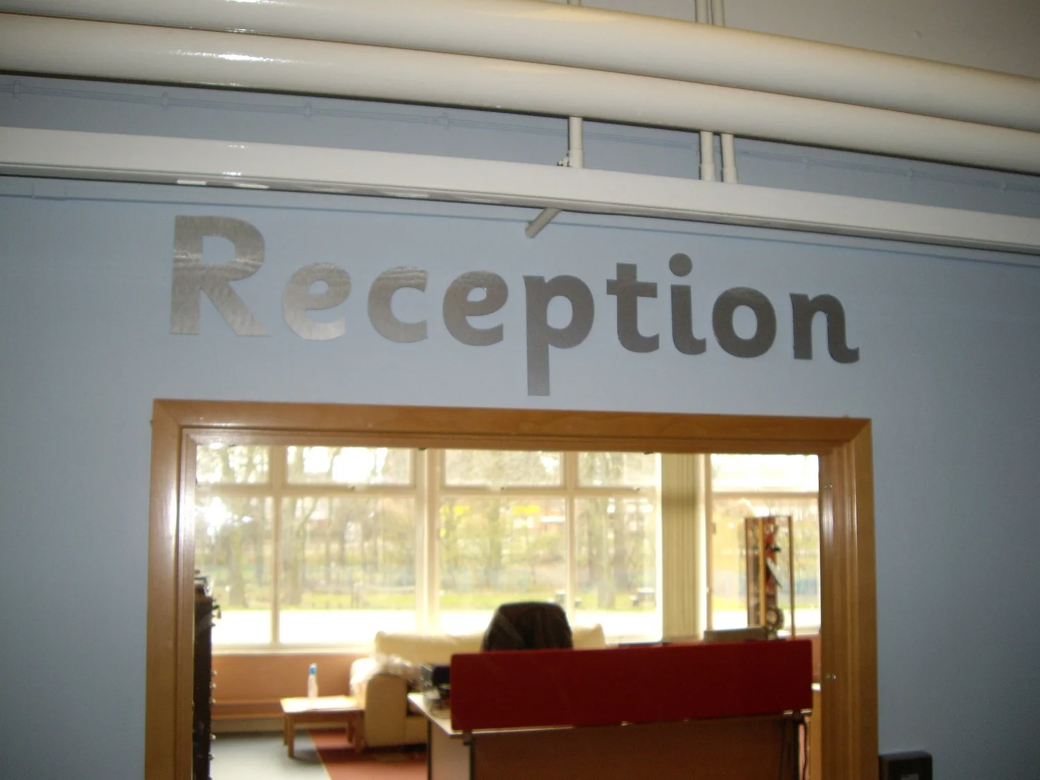 Flat Cut Lettering Sign