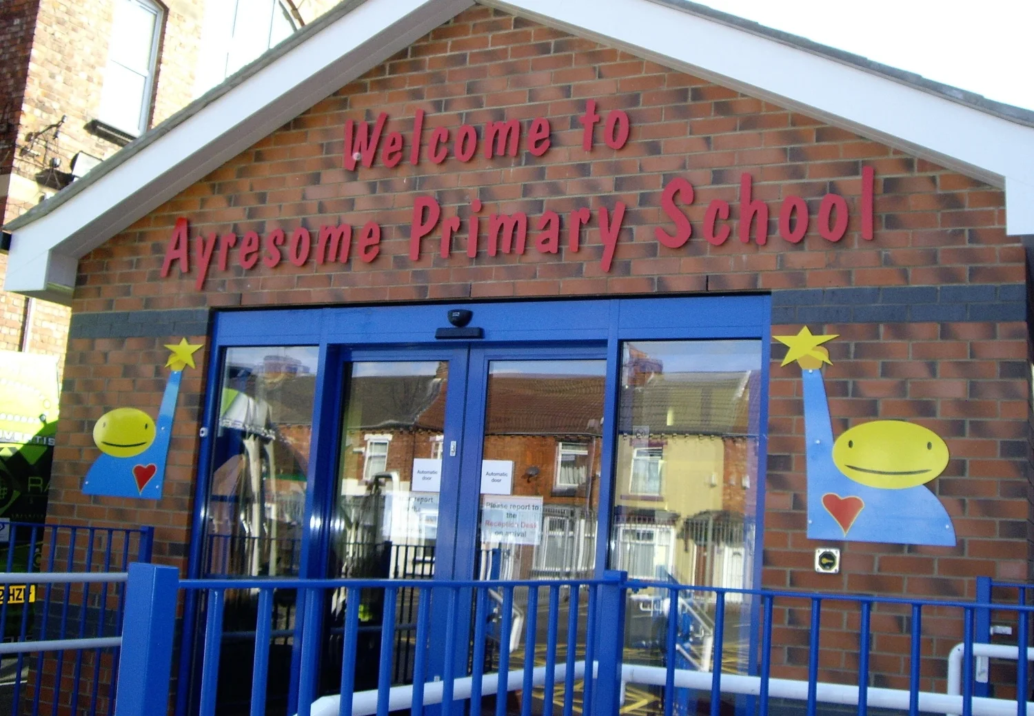 Ayresome Primary School Flat Cut Lettering Sign