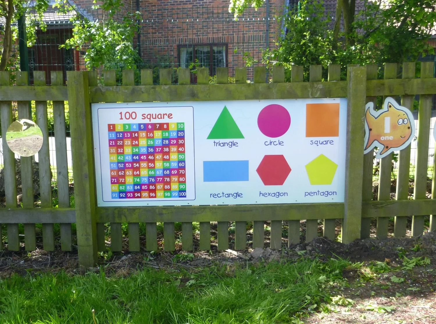 Playground Games School Sign