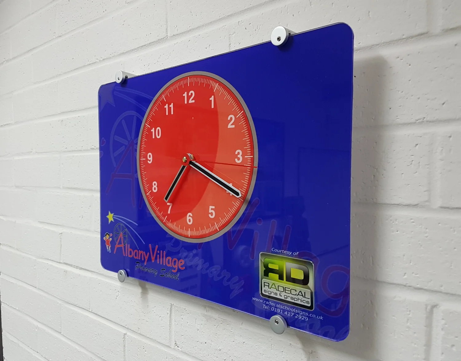 Albany Village Primary School Wall Clock