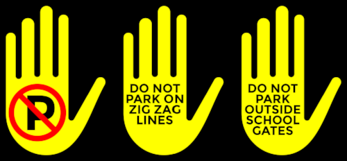 SCHOOLSIGNS4U - Road Safety Awareness Sign - Design Two