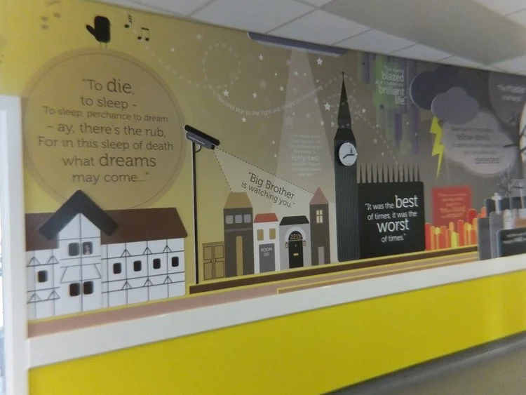 Shotton Hall School wall wrap
