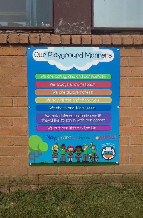 School signs from Radecal - Work