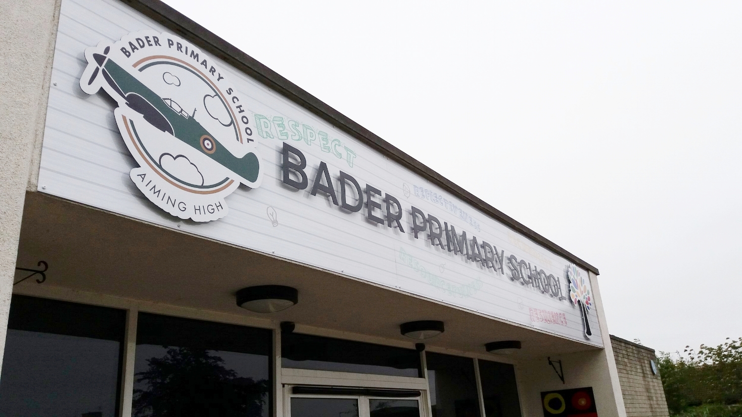 Bader Primary Dibond Fascia Sign