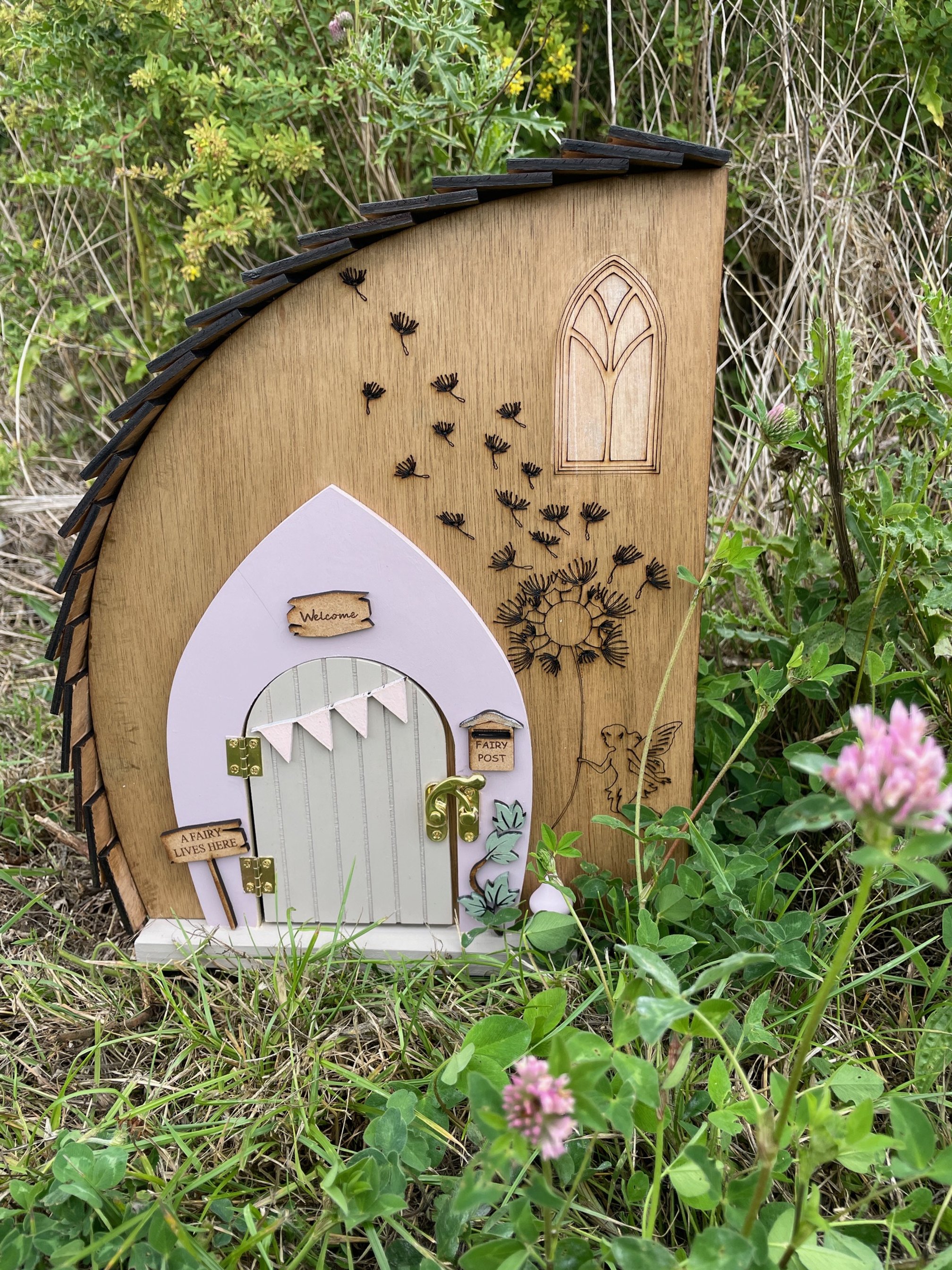 Fairy bird nesting boxes helping birds thrive in your forest school or play area.