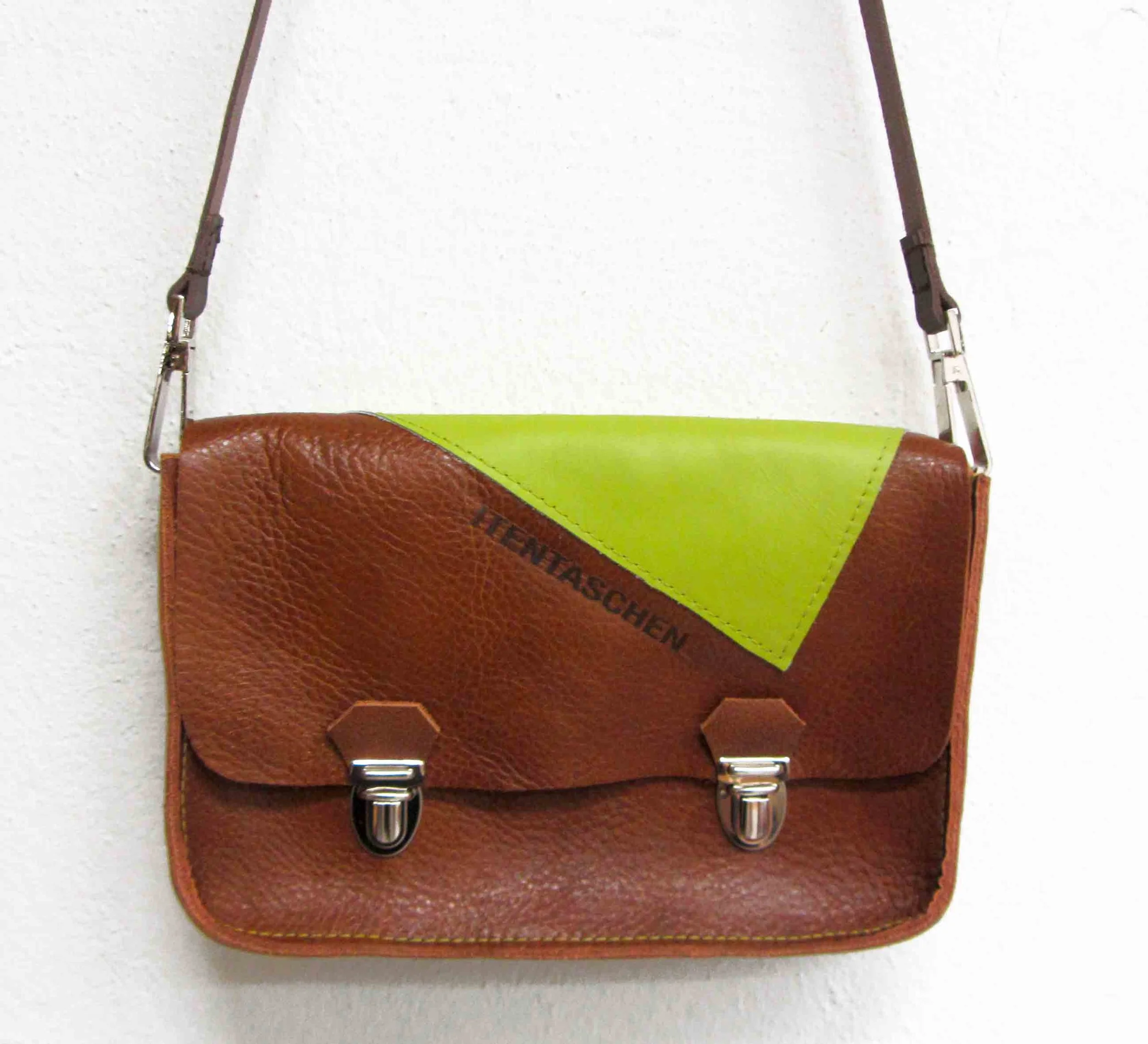 BEIGE/VERT POMME