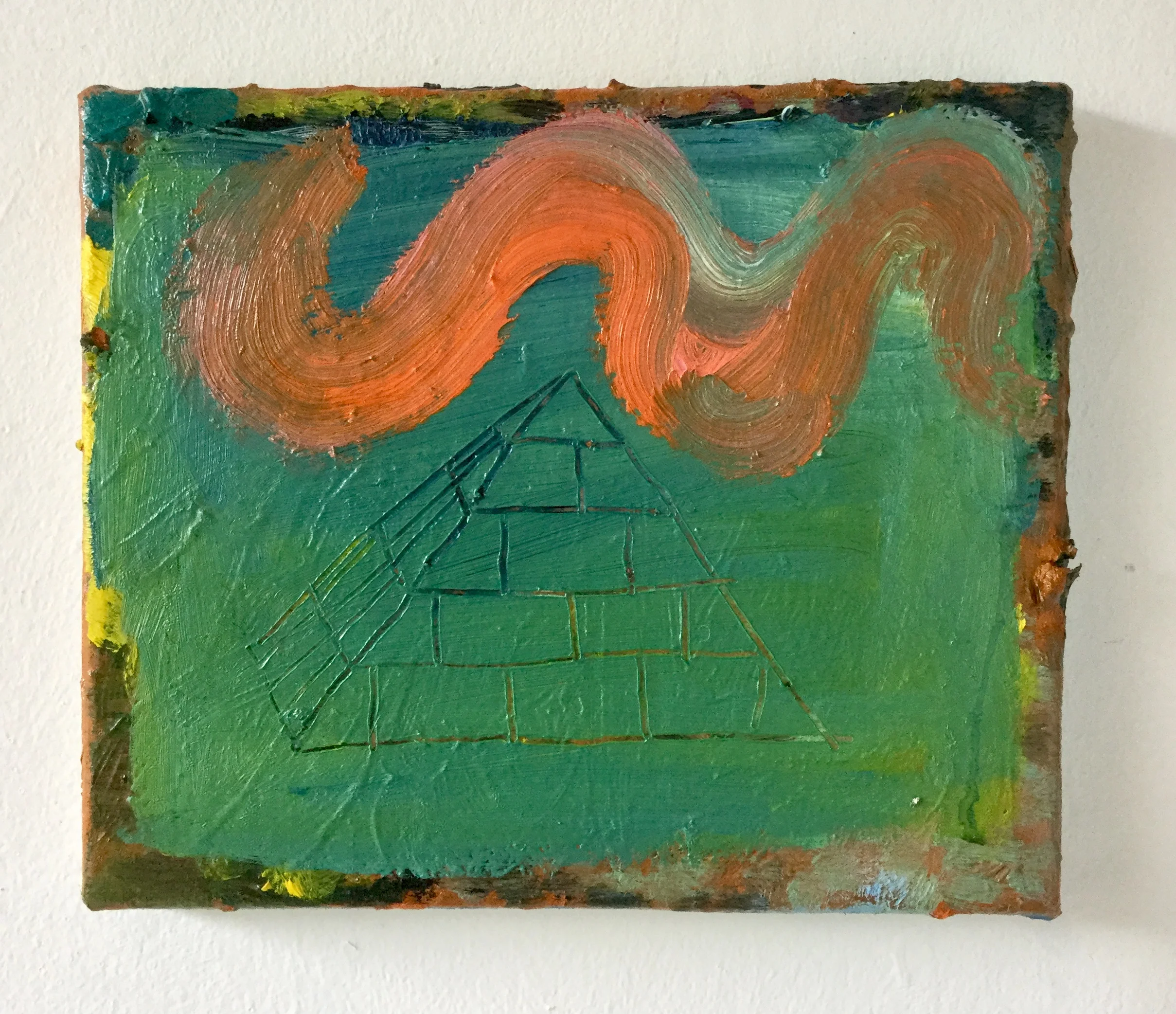 untitled, oil on canvas 27cm x 22cm, 2018