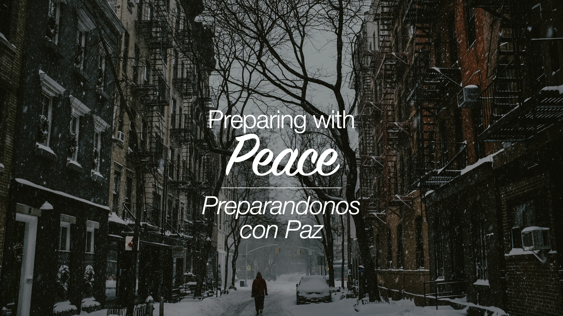 Preparing for Advent - Preparing with Peace