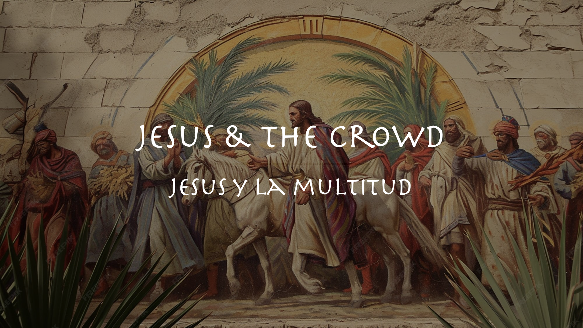 Jesus &amp; the Crowd