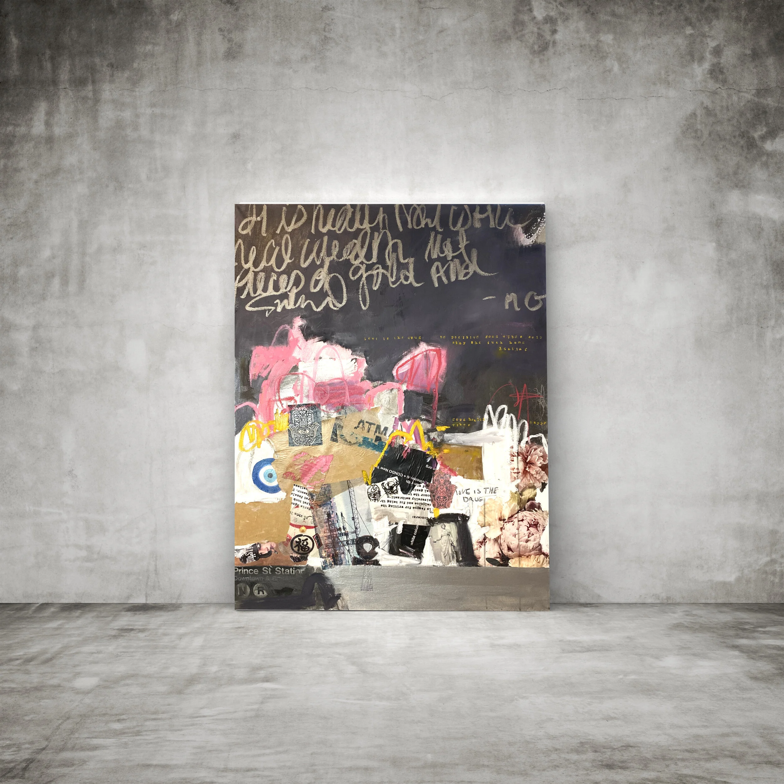 *SOLD*  Subway Sonnet #18 | Health is Wealth