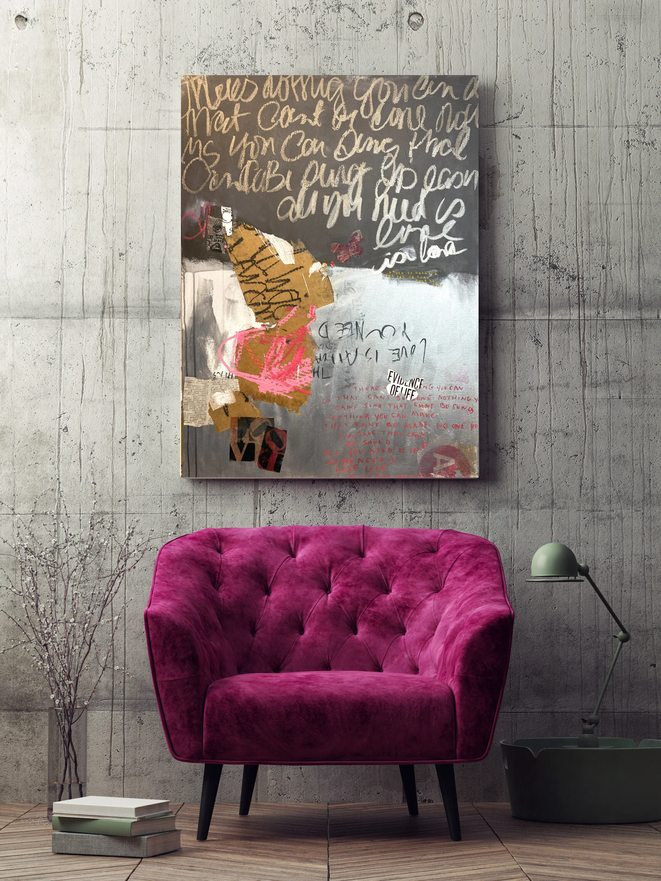 *SOLD*  Subway Sonnet #17 | All  You Need Is Love