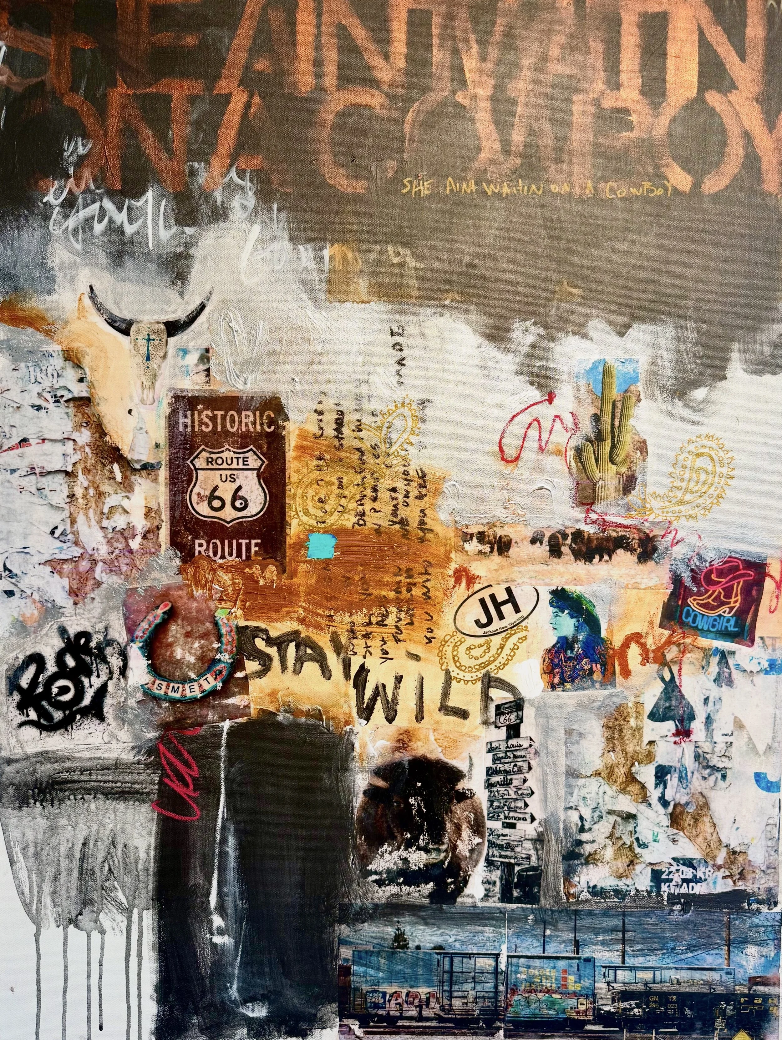 30" x 40" | Stay Wild  