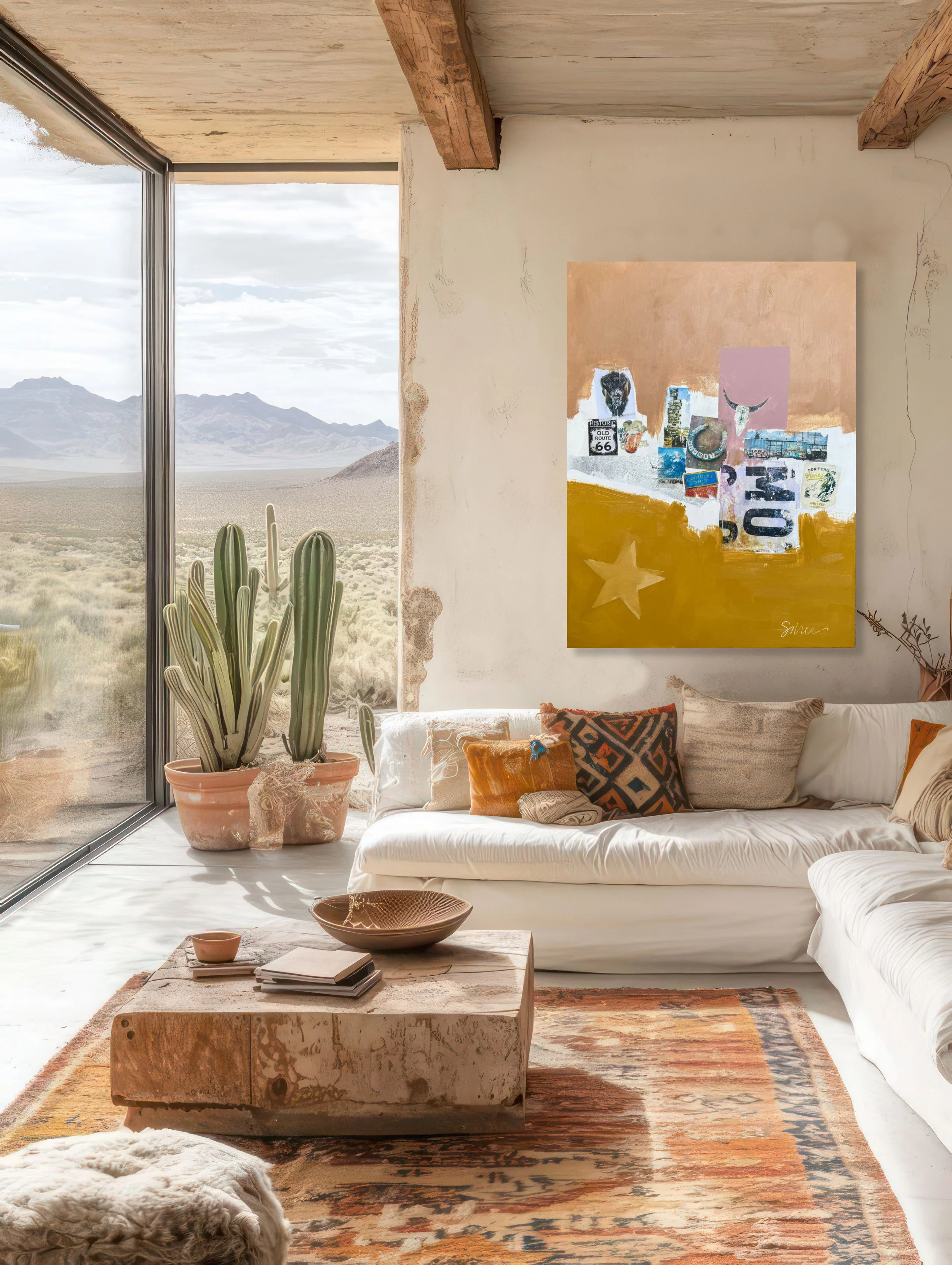 40" x 30" | West Is A State Of Mind