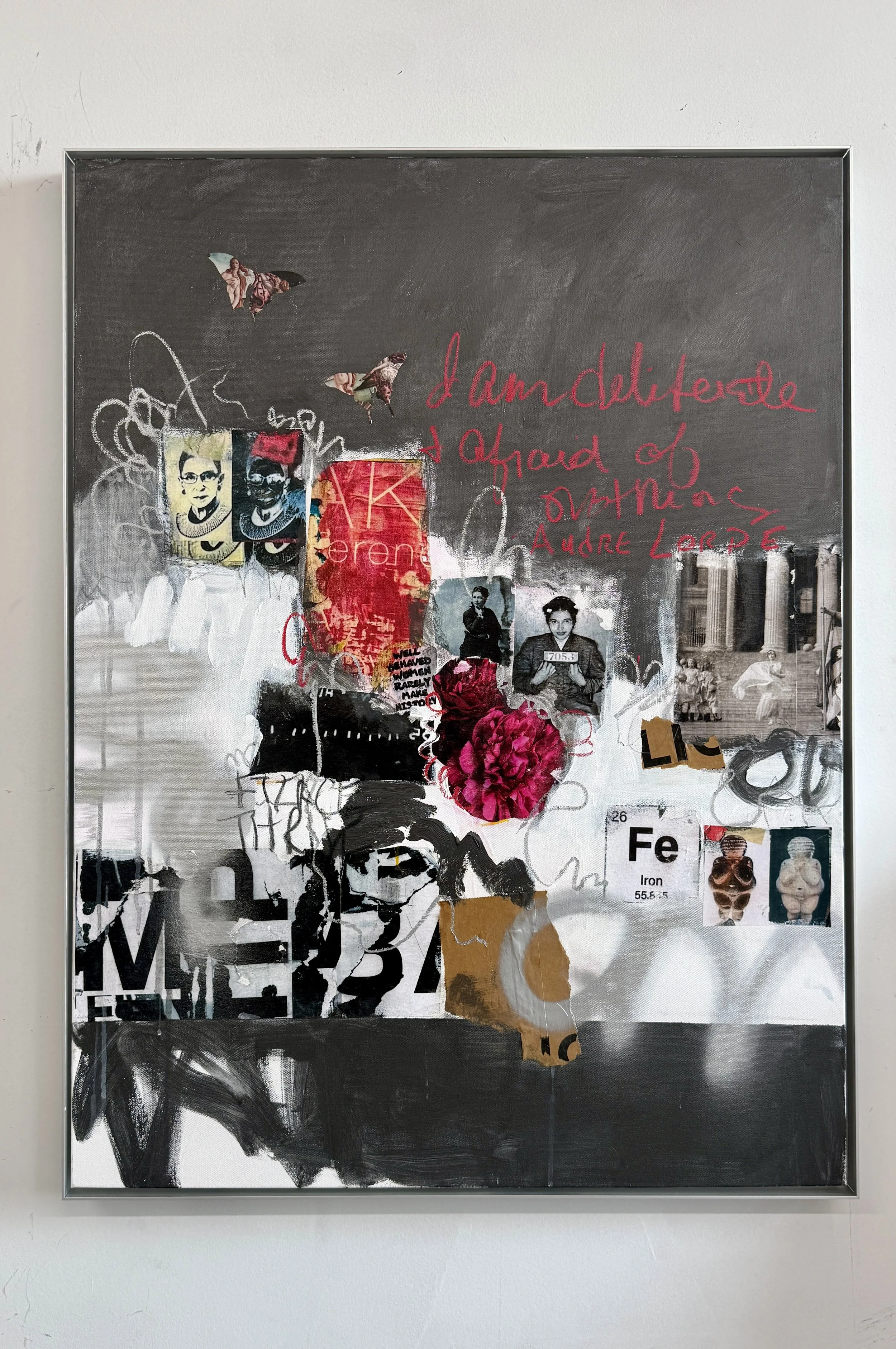 30" x 40" | I am Deliberate and Afraid of Nothing. 